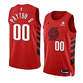 Men's Portland Trail Blazers #00 Gary Payton II 2022-23 Red Statement Edition Swingman Stitched Basketball Jersey Dzhi,baseball caps,new era cap wholesale,wholesale hats